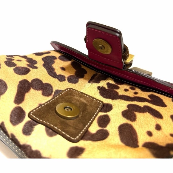 NEW with tags Coach Vintage Madison Exotic Haircalf Top Handle Evening Bag Purse - Picture 16 of 16